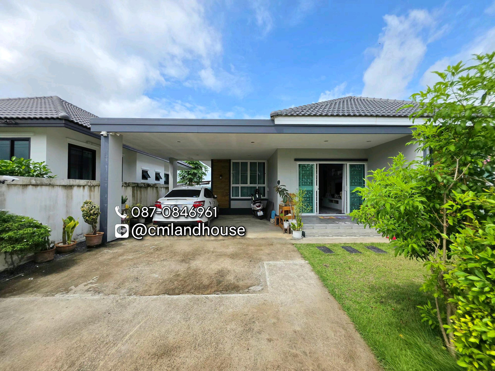 Beautiful house, 68 sq m., for sale below appraisal, San Kamphaeng District, close to Mae Market, 1.5 km., near the city 12 km., 6 year old house, free air conditioning, complete furniture. – รูปที่ 2