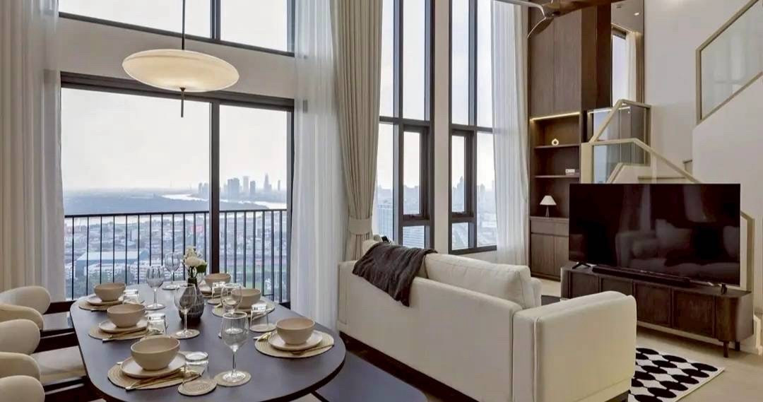 For Rent✨คอนโดหรูทำเลดี Life Rama 4 - Asoke | 3 BED | 2 BATH ห้อง Rare Layout 91 SQM. มีเพียงยูนิตเดียวในโครงการ วิวแม่น้ำเจ้าพระยา  – รูปที่ 2