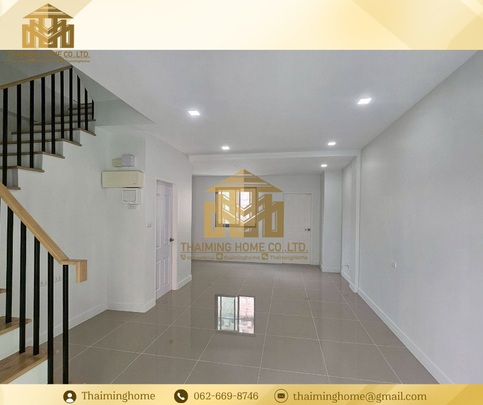 ให้เช่าทาวน์โฮม 3 ชั้นหลังมุม โครงการ eternity town primrose vacharaphol (ทำเลวัชรพล/สุขาภิบาล 5) บ้านเปล่า สภาพใหม่ (TT10-326) – รูปที่ 2