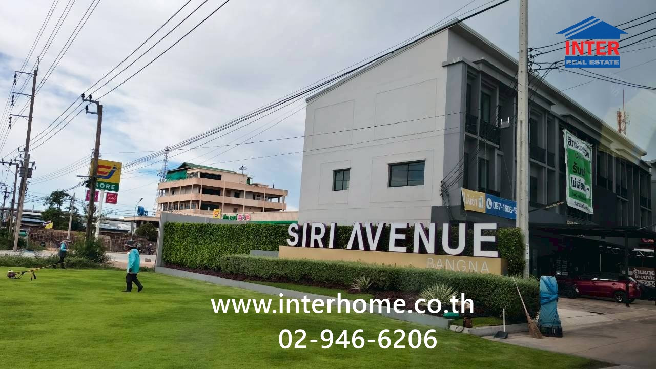 Commercial building, 3 floors, 28 sq m, Siri Avenue Village, Bangna 3, near Sermsuk Bang Bo Market, Rattanarat Road, Bangna-Trad Road, Bang Bo, Samut Prakan. – รูปที่ 2
