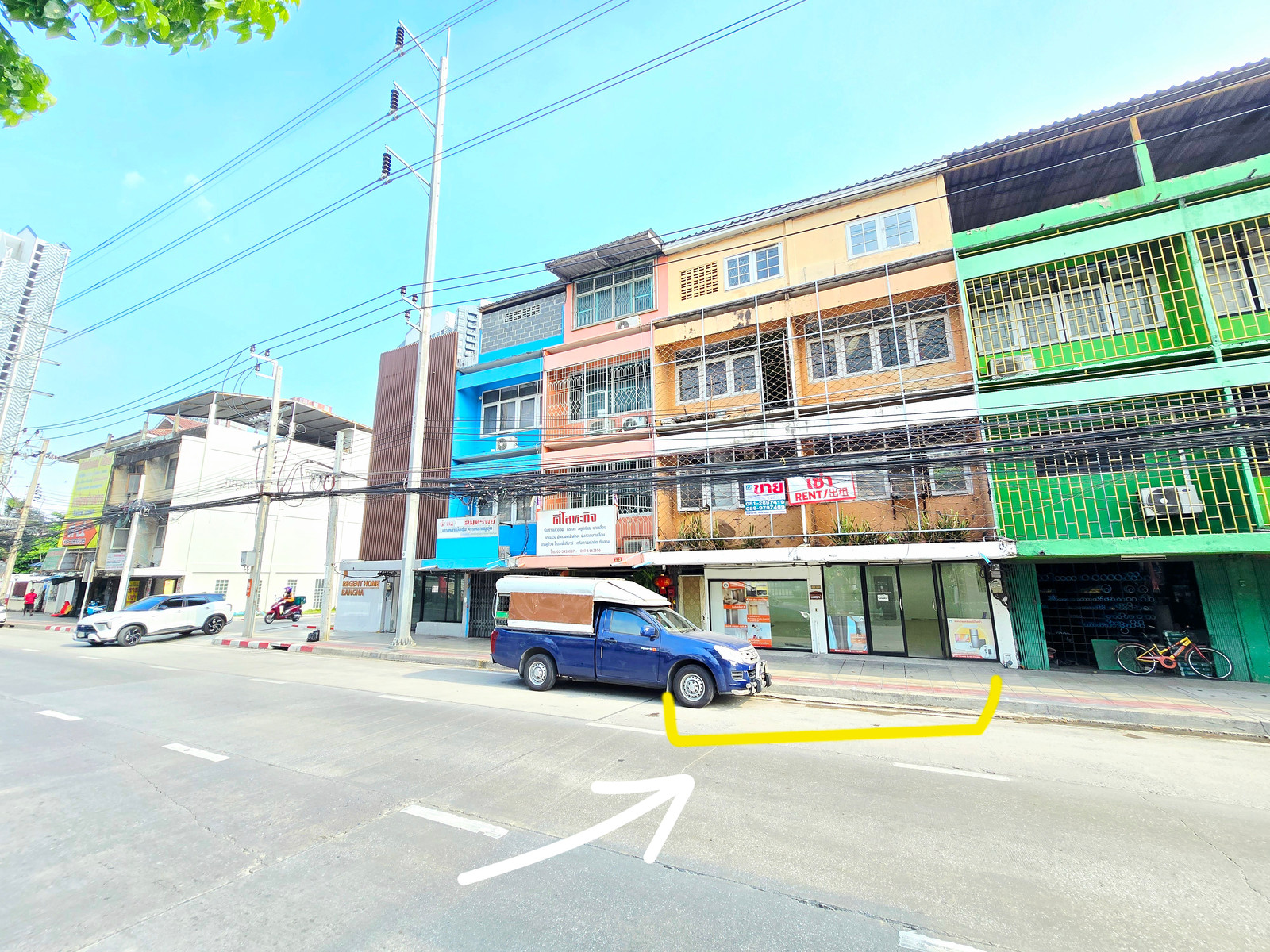 🏢 อาคารพาณิชย์ #ตึก 4ชั้น 2คูหา ติดถนนสรรพาวุธ ใกล้ถนนสุขุมวิท หน้า Condo Regent 5 พันห้อง – รูปที่ 2