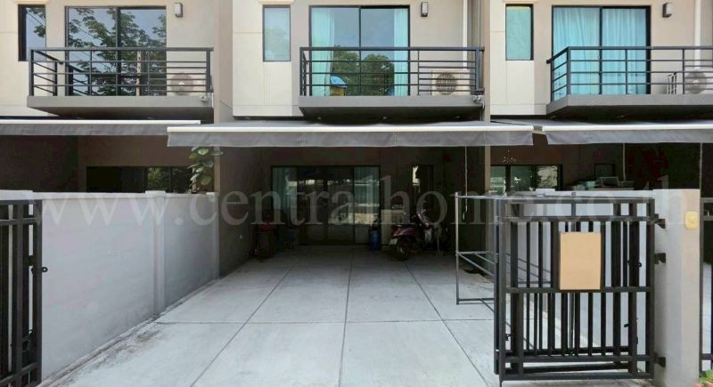 ทาวน์โฮม 3 ชั้น บ้านกลางเมือง ราชพฤกษ์-สาทร บ้านใหม่ สภาพดี แปลงหน้าสวน – รูปที่ 2