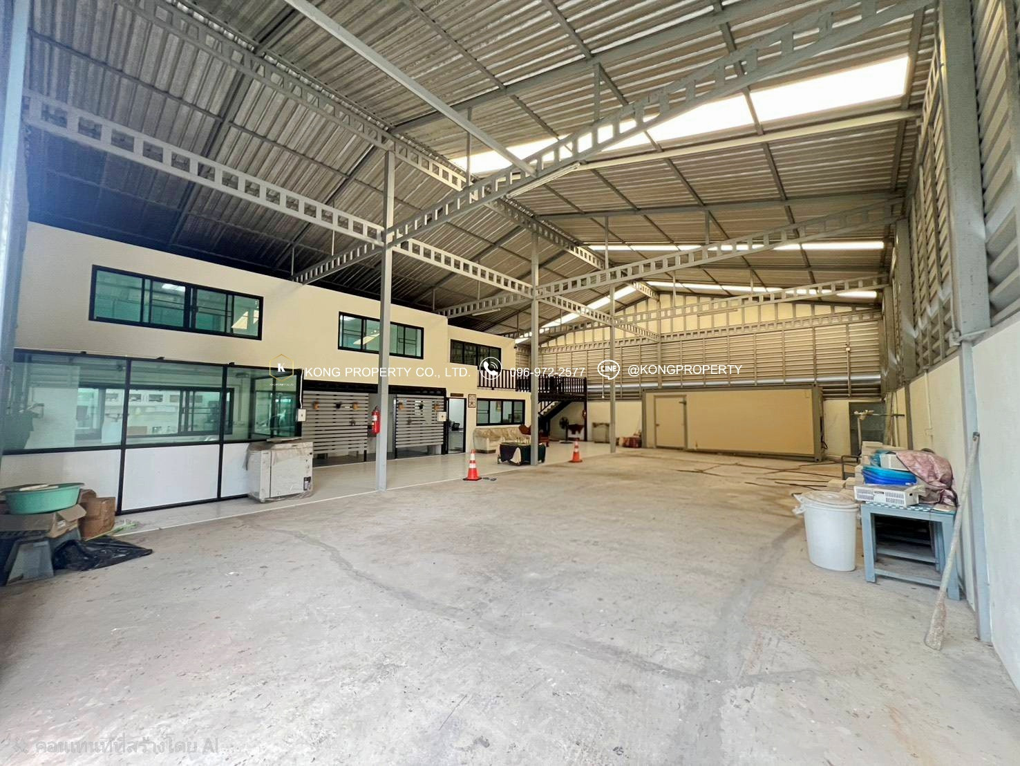 Warehouse for rent, Bang Yai, Nonthaburi, 300 sq m, 3 phase electricity, 2 floor office. – รูปที่ 2