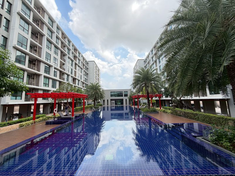 ขาย-เช่า คอนโดใกล้ J-Park ศรีราชา Casa Condo สวนเสือ ชั้น 6 ส่วนตัวสูง ฟรีค่าโอน