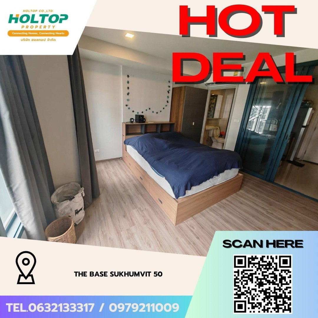 #Z5811💥100669 🔥Condo for rent THE BASE Sukhumvit 50