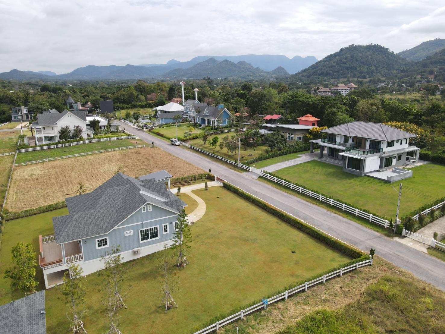 Khao Yai land in the project, safe, mountain view, near Phirom Cafe. – รูปที่ 3