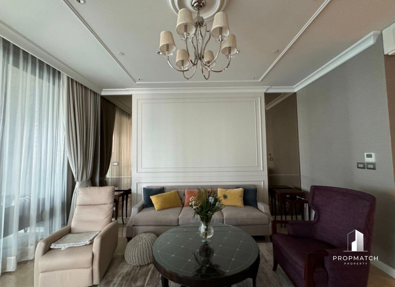 ✨Flash Deal ✨Sindhorn Residence  (2Bed 3Bath 154SQM.) พร้อมอยู่ ! เพียง 160,000 บาทต่อเดือน Tel.0981315848 @propmatch