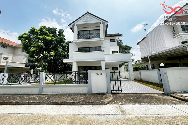 ขายบ้านเดี่ยว 3 ชั้น ถนนรามอินทรา - พระยาสุเรนทร์ 30 บ้านสวย หลังมุม ใกล้รถไฟฟ้าสายสีชมพู  – รูปที่ 2