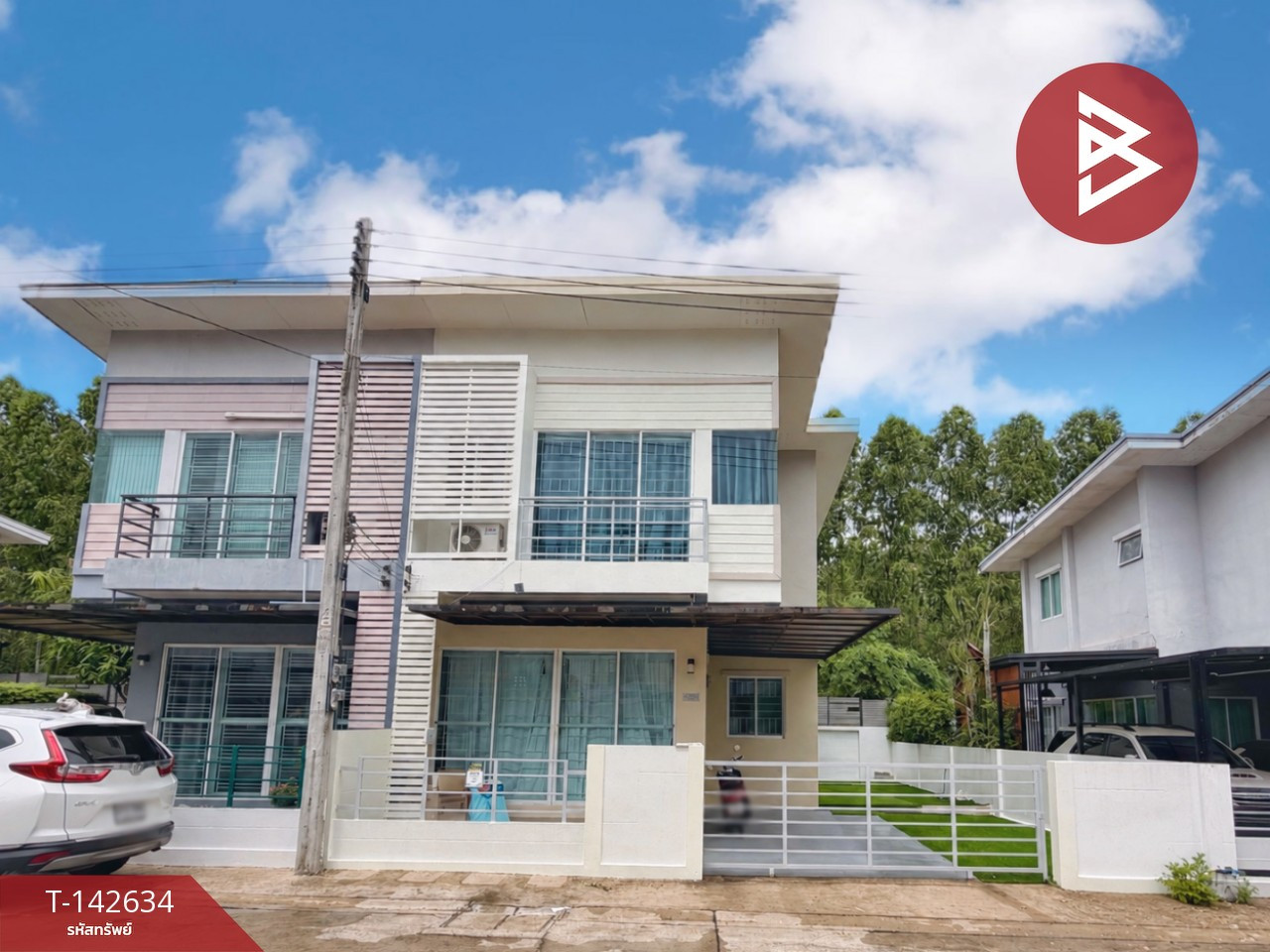 Semi-detached house for sale, The Lantana Spring City Village (The Lantana @Spring City), Prachinburi.