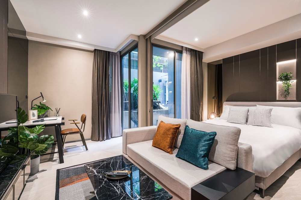 🔥 Sale - Rent !! Fynn Sukhumvit 31, 1 bedroom, 1 bathroom, modern style, There is a bathtub !!🔥Code C20230300056 furnished, ready to move in, Special Deal!!📣📣 🔥 Sale - Rent !! Fynn Sukhumvit 31, 1 bedroom, 1 bathroom, modern style, There is a bathtub !!🔥Code C20230300056 furnished, ready to move in, Special Deal!!📣📣