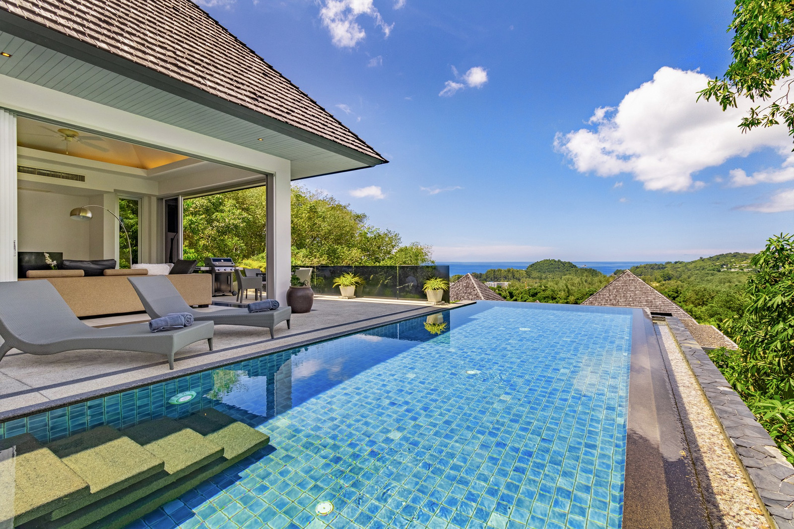 Luxury Panoramic Sea View Pool Villa for Sale in Layan Phuket