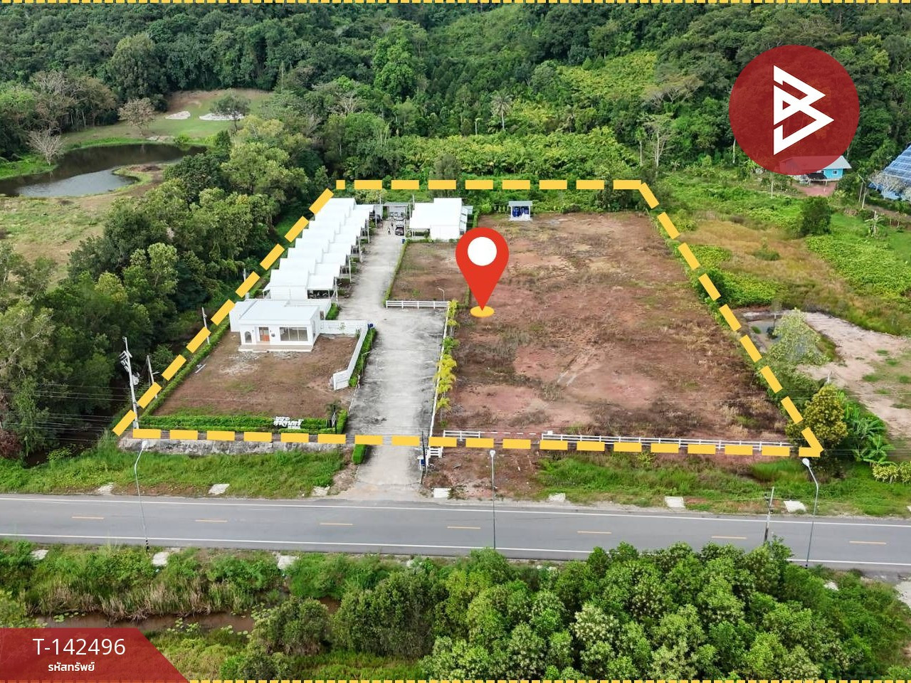 Hotel for sale with land, area 5 rai 1 ngan 29.1 sq m, Tha Mai, Chanthaburi