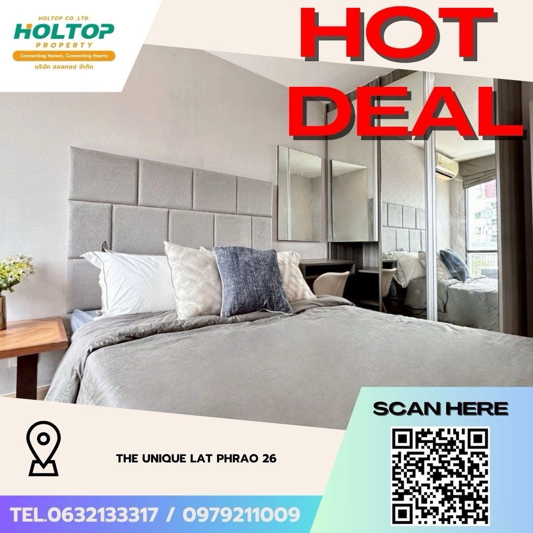 #Z5693💥020669 🔥Condo for rent The Unique Lat Phrao 26 #Z5693💥020669 🔥Condo for rent The Unique Lat Phrao 26