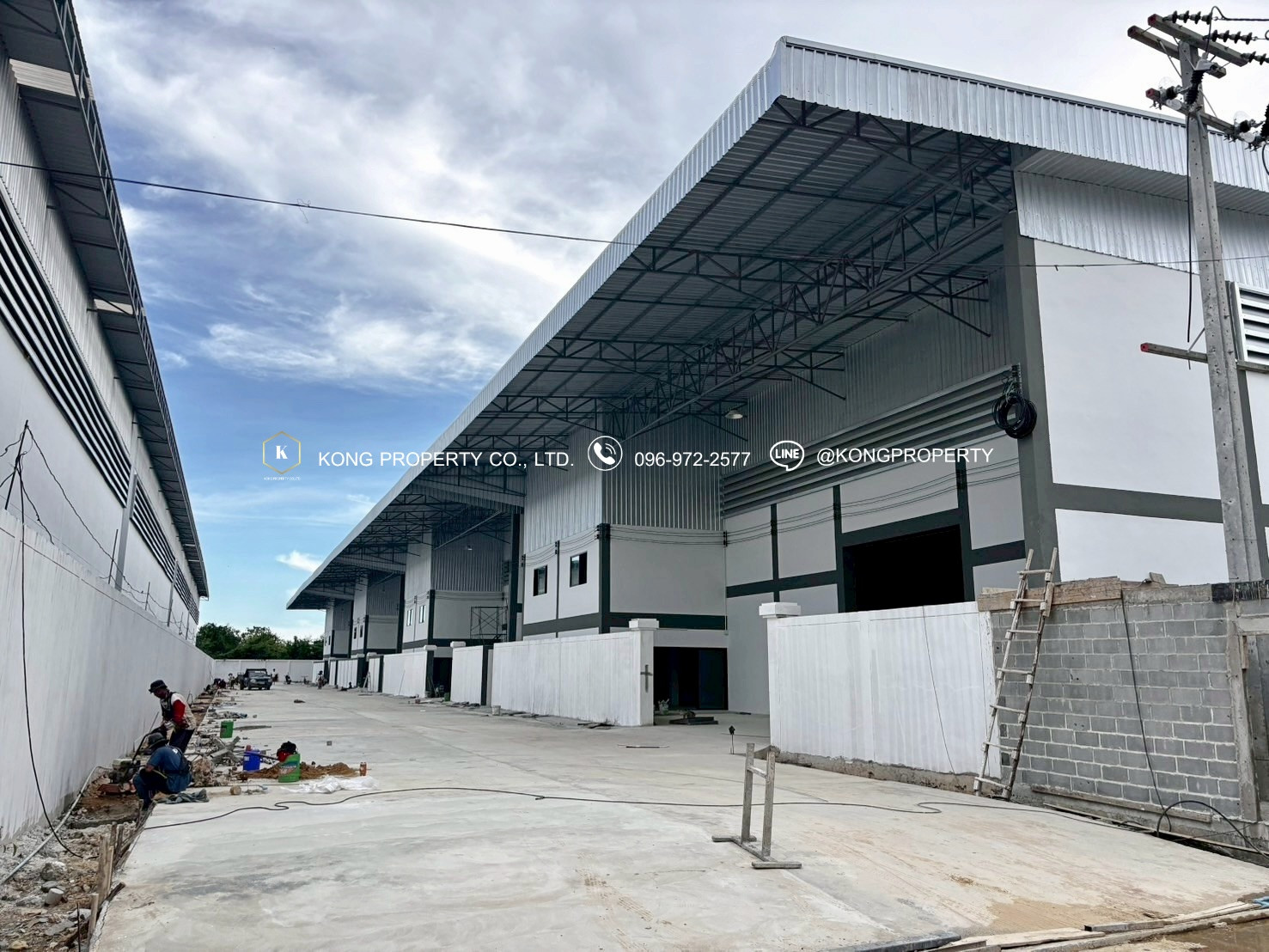 Factory for rent, Suan Luang, Krathum Baen, Samut Sakhon, with personal transformer 250 kVA in every house!