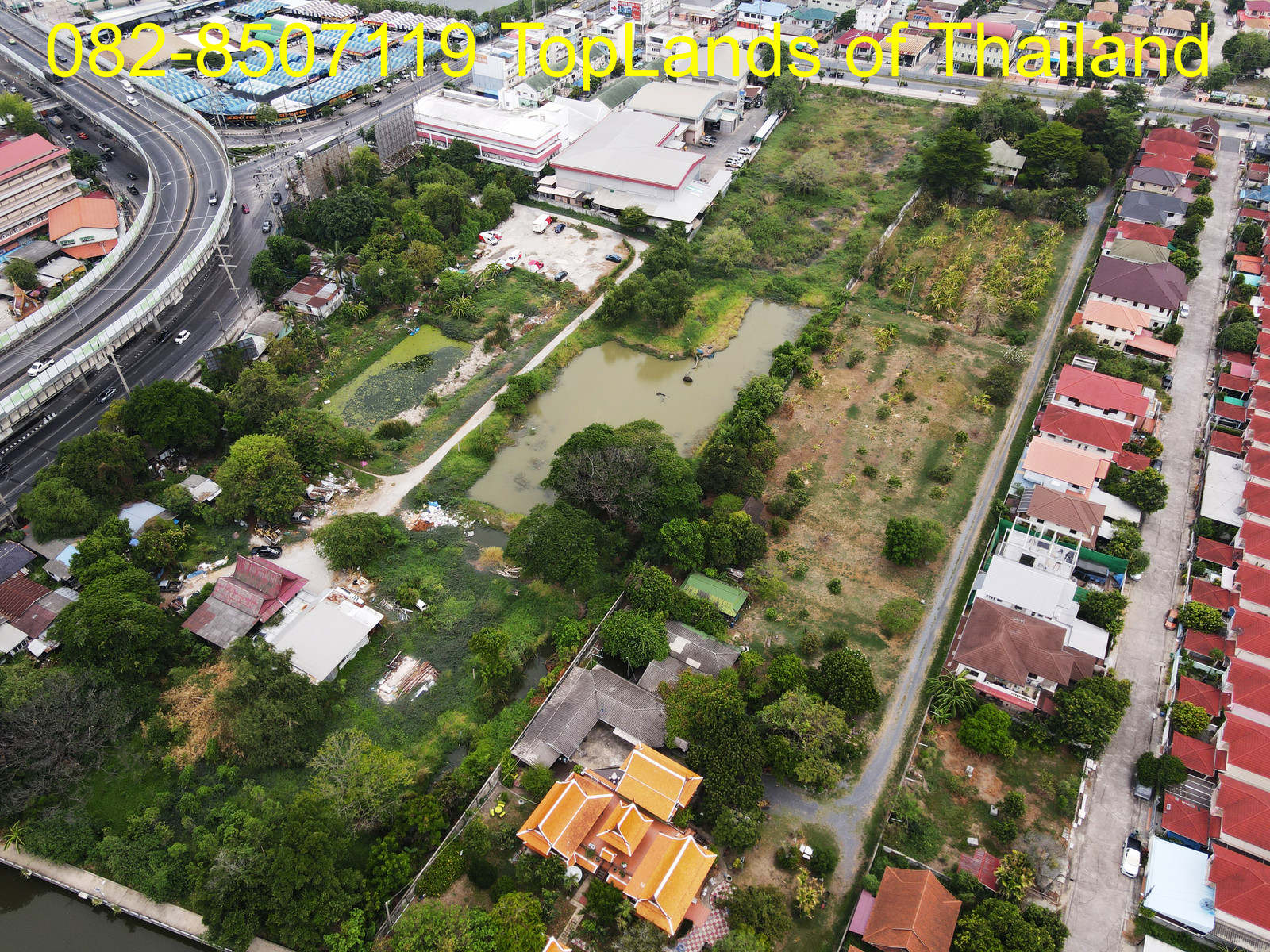 ขาย ที่ดิน มีนบุรี ผังสีส้ม ทำได้ทั้งที่อยู่อาศัย และทำเลค้าขาย เนื้อที่ 14-0-84 ไร่ ถนนกว้าง 35 m. – รูปที่ 3