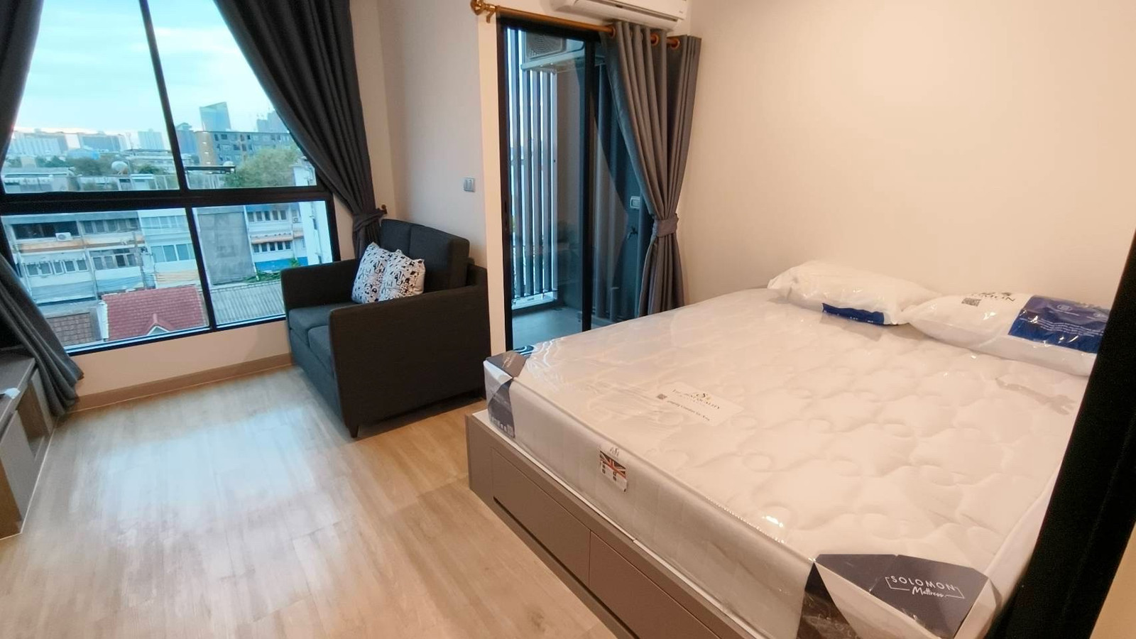 🔥For rent The Matt Sukhumvit 101/1 🔥Near BTS Punnawithi, fully furnished, ready to move in.  Pets are not allowed.