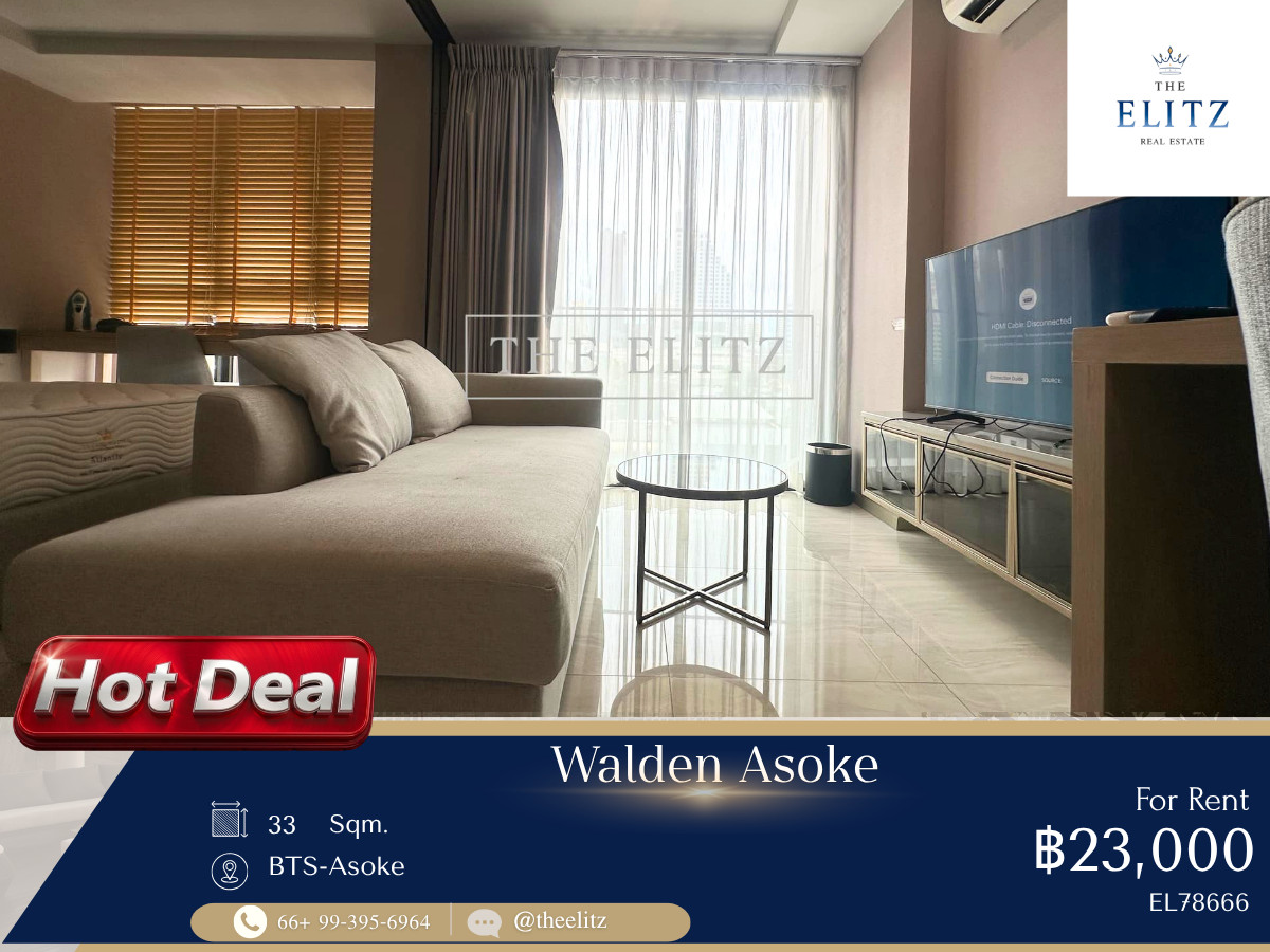✨ THE CHEAPEST DEAL IN ASOKE! Own a Serene Low-Rise Luxury Condo with Ultimate Privacy at the Absolute Lowest Price! ✨