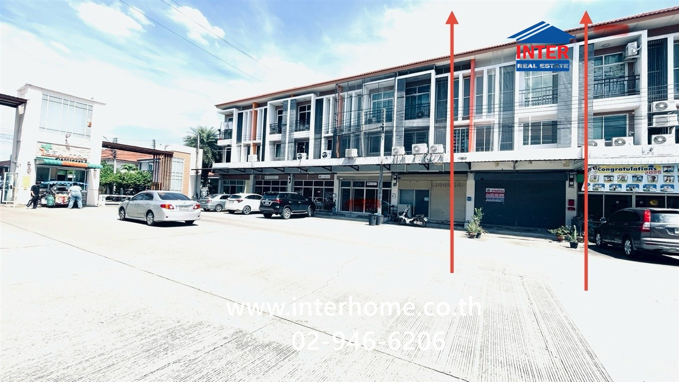 Townhome, 3 floors, 19.1 sq m, I Leaf Town Village, Lam Luk Ka Khlong 3, Chonmark Phicharn Road, Lam Luk Ka Road, Lam Luk Ka, Pathum Thani.