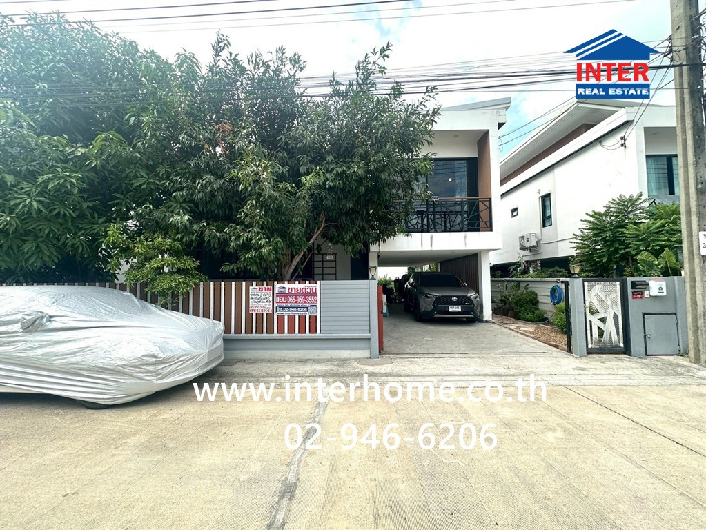 2-story detached house, 52.7 sq m, Rock Garden Airport Village, Phase 3, Soi Bang Thet Tham Yoosuk, Luang Phaeng Road, Lat Krabang-Suvarnabhumi Road, Bang Sao Thong, Samut Prakan. 2-story detached house, 52.7 sq m, Rock Garden Airport Village, Phase 3, Soi Bang Thet Tham Yoosuk, Luang Phaeng Road, Lat Krabang-Suvarnabhumi Road, Bang Sao Thong, Samut Prakan.