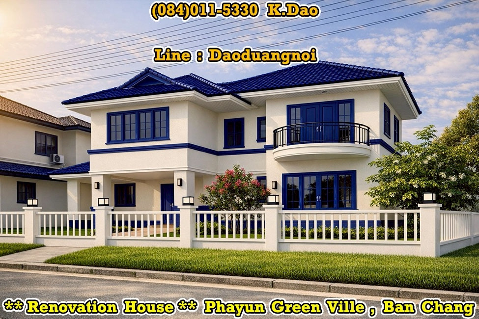 Phayun Green Ville, Ban Chang *** Renovation House *** Sales / Rent Phayun Green Ville, Ban Chang *** Renovation House *** Sales / Rent