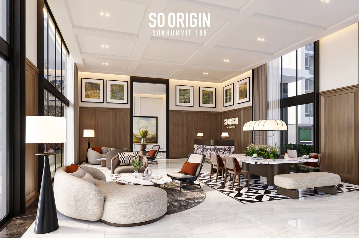 Selling down payment project So Origin Sukhumvit 105, size 24.30 sq m, around VVIP,  sells it himself.