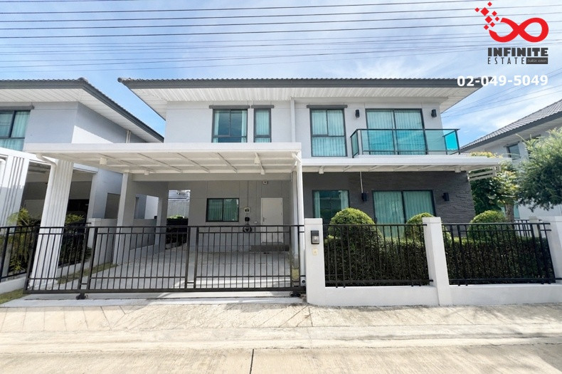 2-story detached house for sale, Perfect Park Westgate Village, Nonthaburi, beautiful house with EV Charger. 2-story detached house for sale, Perfect Park Westgate Village, Nonthaburi, beautiful house with EV Charger.