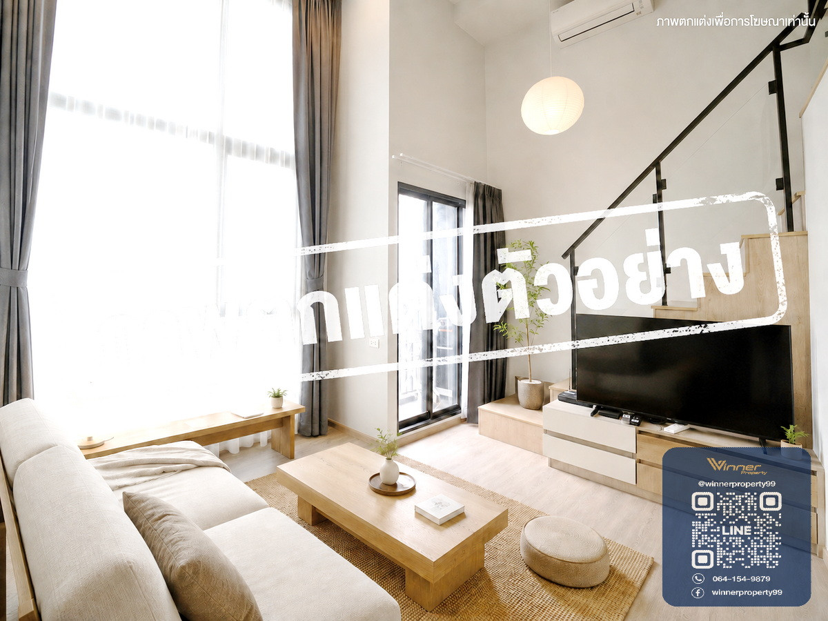 A69144c-Condo for sale, ceiling height 4.2 meters, size 22.91 sq m, 1 bedroom, 1 bathroom | Origin Plug and Play Nonthaburi Station – รูปที่ 3