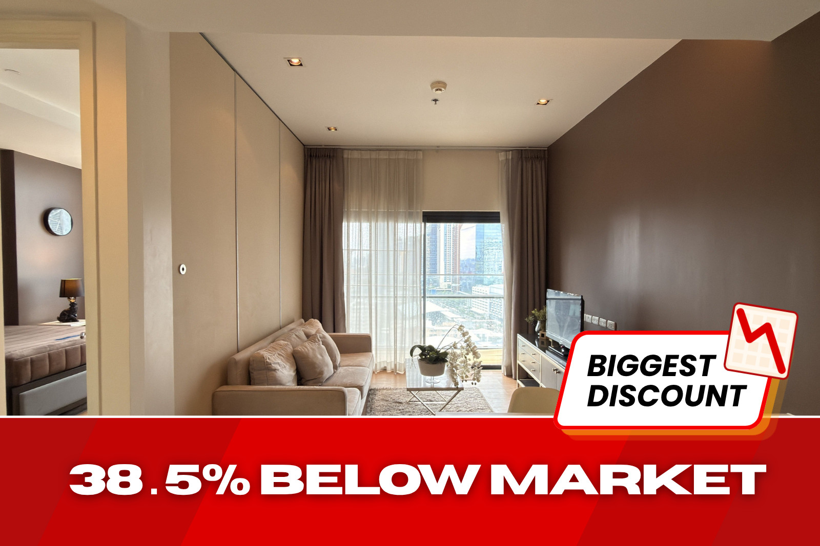 โอกาสพิเศษ คอนโดชั้นสูง Circle Living Prototype ต่ำกว่าตลาด 38.5% ใกล้อโศก CBD และ MRT เพชรบุรี - U651374