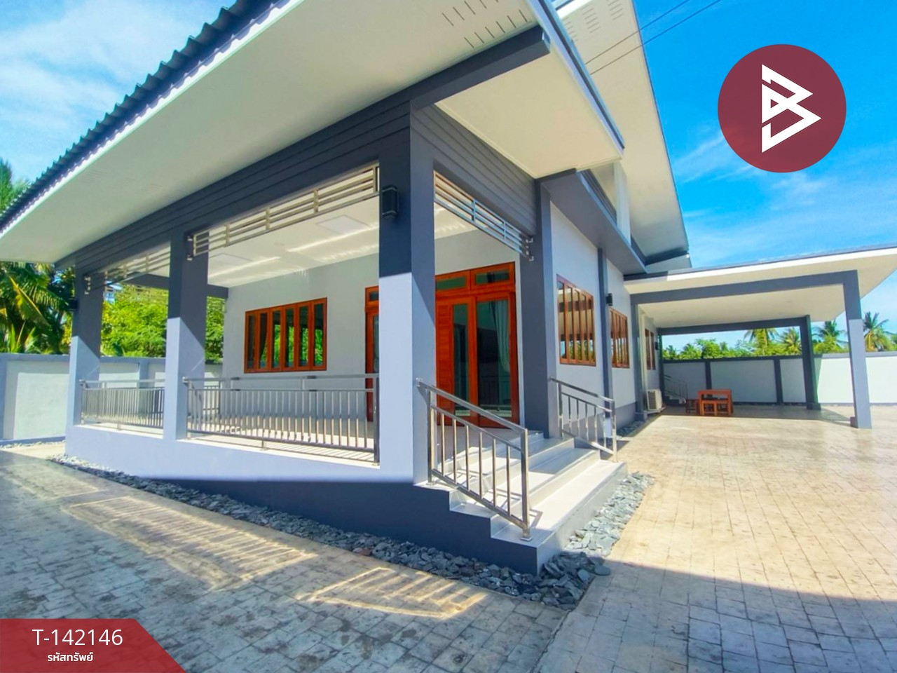 ขายบ้านเดี่ยวชั้นเดียว เนื้อที่ 1 งาน 16 ตร.วา ลาดใหญ่ สมุทรสงคราม – รูปที่ 3