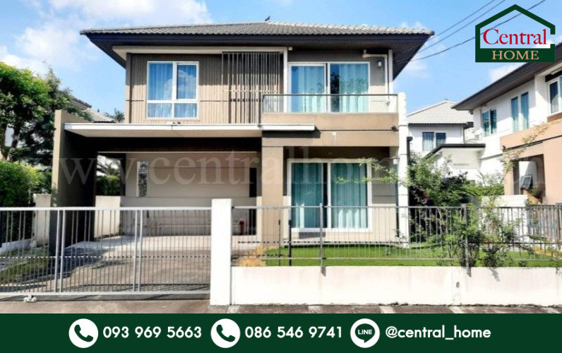 Single house for rent, Chaiyapruek Pinklao - Kanchana, beautiful house, ready to move in, cheapest price in the project. Single house for rent, Chaiyapruek Pinklao - Kanchana, beautiful house, ready to move in, cheapest price in the project.