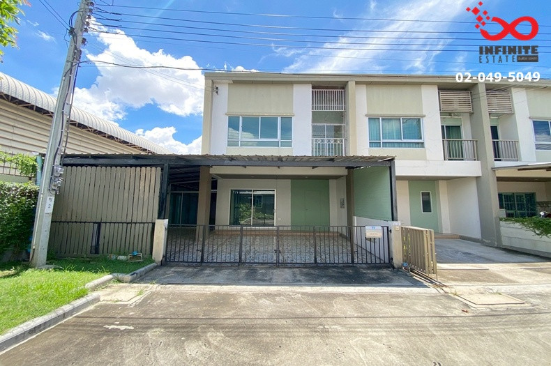2-story townhome for sale, Baan Lumpini Townville Ratchaphruek-Nakhon In, Bang Kruai, Nonthaburi, back side, 30.8 sq m. 2-story townhome for sale, Baan Lumpini Townville Ratchaphruek-Nakhon In, Bang Kruai, Nonthaburi, back side, 30.8 sq m.