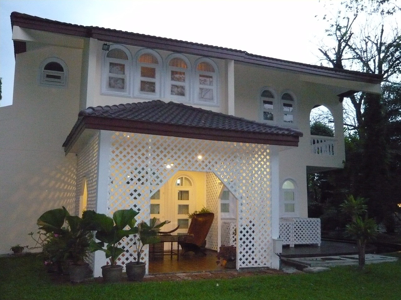 House For Rent Panya Village area 300sqm Price100k Big Green Area Corner House House For Rent Panya Village area 300sqm Price100k Big Green Area Corner House