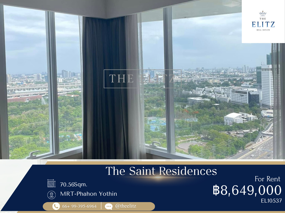 🌿 Wake Up to Bangkok’s Best Green View at The Saint Residences 🌿 🌿 Wake Up to Bangkok’s Best Green View at The Saint Residences 🌿