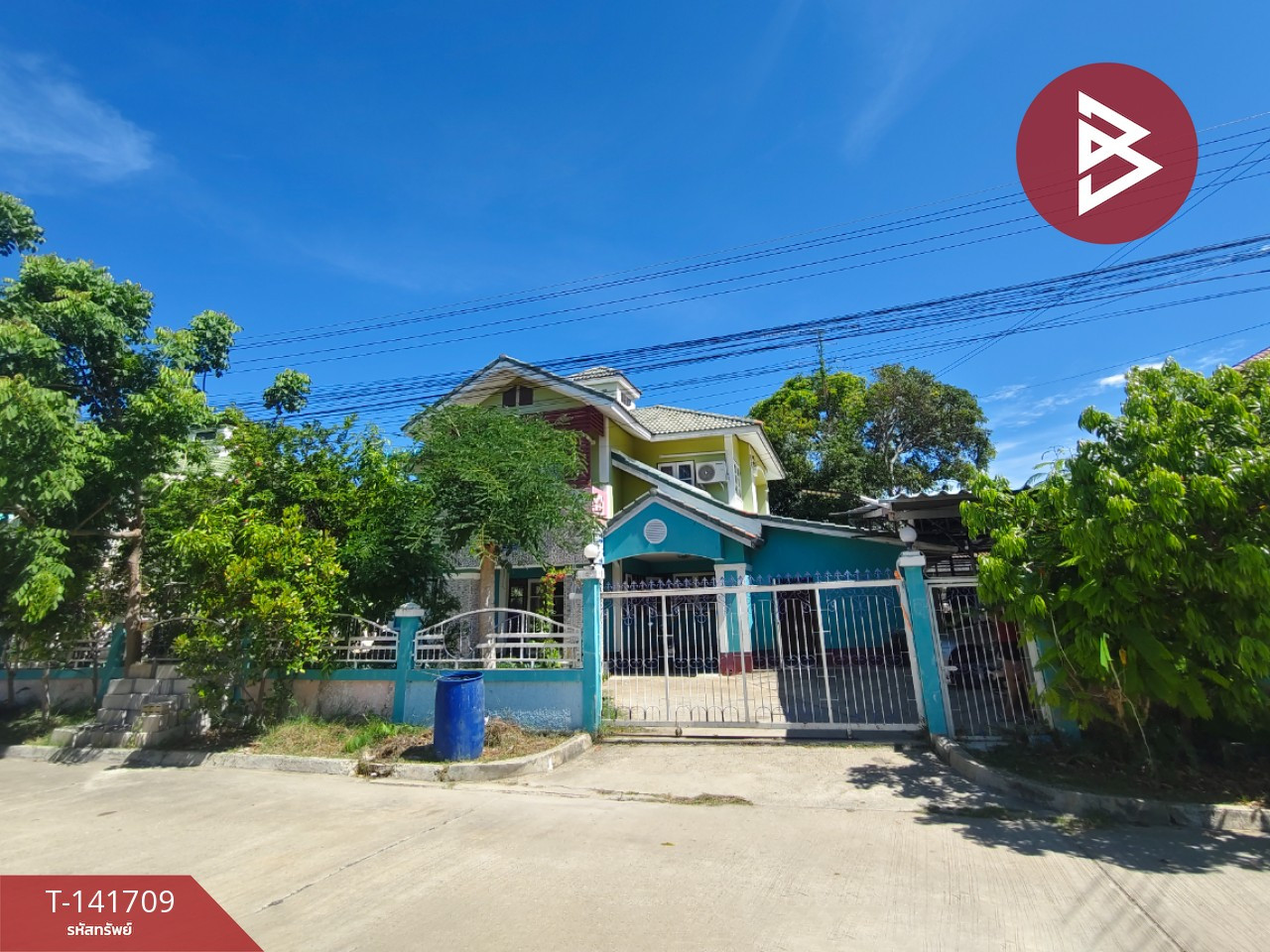 Urgent sale single house Ratchaphruek Village Ban Pong Fish Market, Ratchaburi