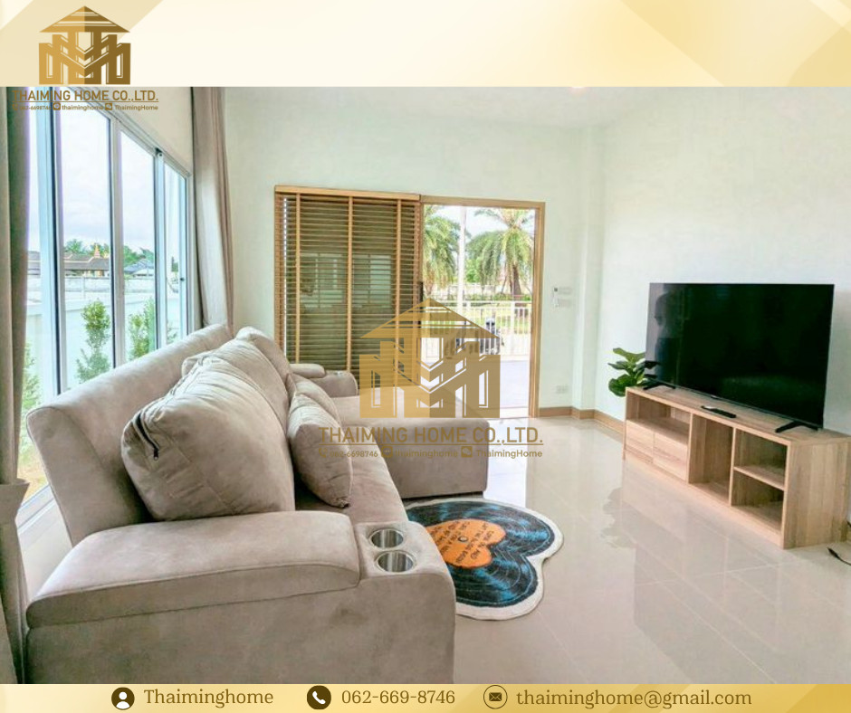 ให้เช่าบ้านเดี่ยวมินิมอล 3 ห้องนอน ในโครงการ เซนธารา ธาราศิริเชียงใหม่ (TH10-626) – รูปที่ 2