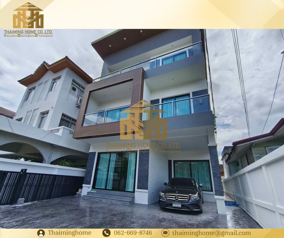 For sale/rent, 3-story detached house, 4 bedrooms, 2 living rooms, 2 parking spaces, fully furnished, Sukhumvit, Ekkamai, Thonglor (TH8-7626) For sale/rent, 3-story detached house, 4 bedrooms, 2 living rooms, 2 parking spaces, fully furnished, Sukhumvit, Ekkamai, Thonglor (TH8-7626)