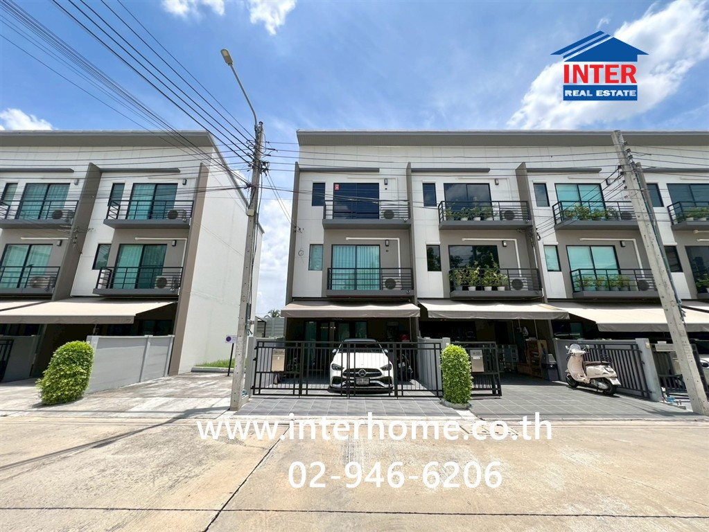 ทาวน์โฮม 3 ชั้น 20.3 ตร.ว. หมู่บ้านบ้านกลางเมือง รามอินทรา-วงแหวน ซอย01กาญจนาภิเษก6/1 ถนนคู่ขนานกาญจนาภิเษก ถนนคู้บอน เขตบางเขน กรุงเทพมหานคร – รูปที่ 3
