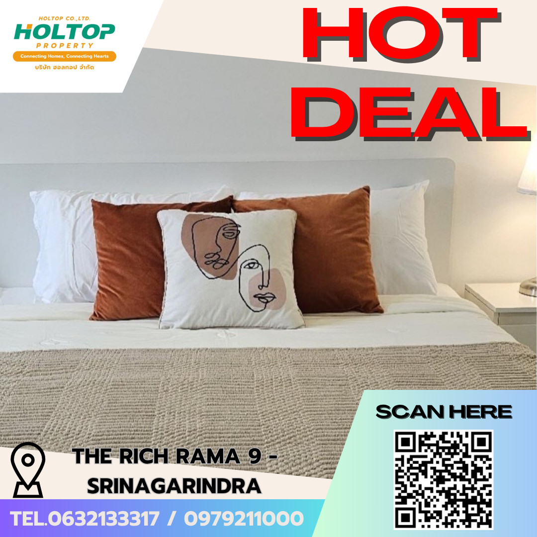 #E904💕 (Original code S3634) 100669 Condo for rent: The Rich Rama 9 - Srinagarindra