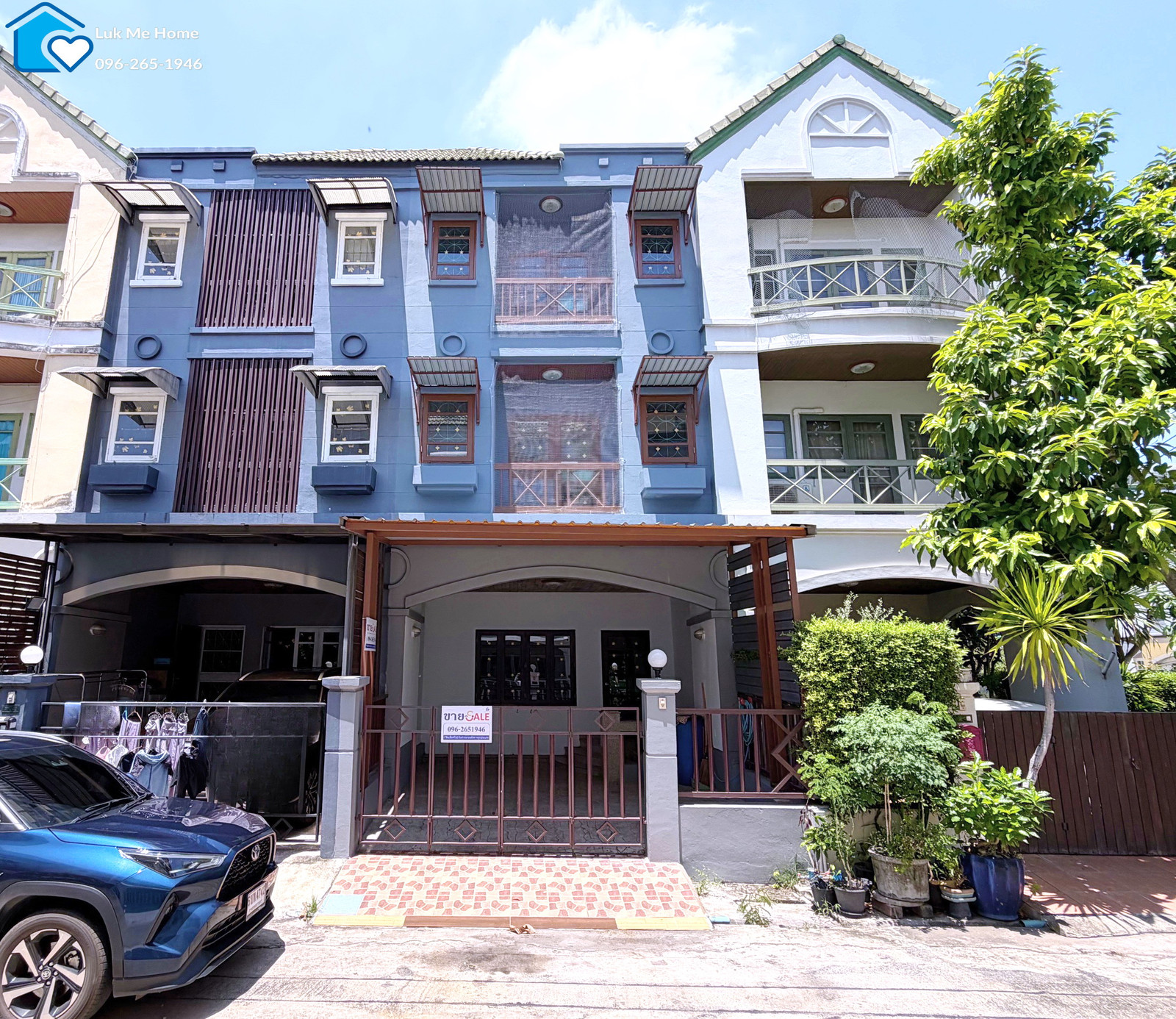 **Good price** 3-story townhome, split level, decorated @ Chaengwattana - Pak Kret 17 #near Central Chaengwattana / #near the Pink Line BTS, only 1 km.