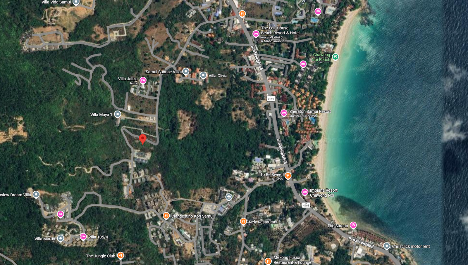 Sea view land, Koh Samui, near Chaweng Noi Beach, special price, 150 million in total. Sea view land, Koh Samui, near Chaweng Noi Beach, special price, 150 million in total.