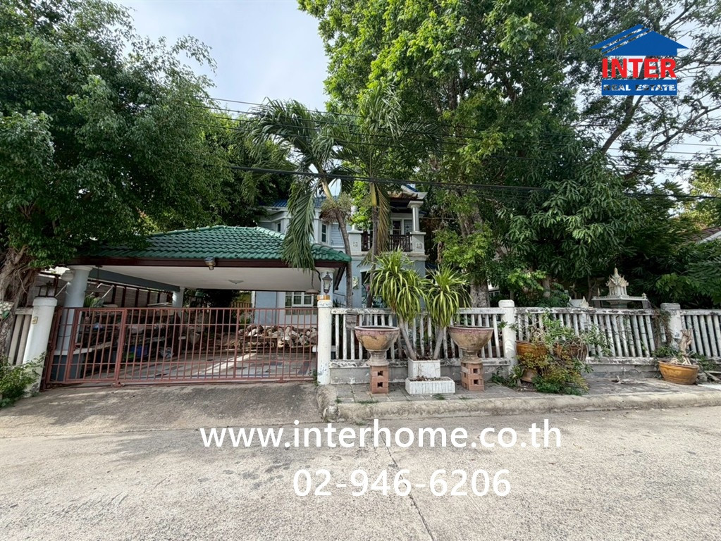 2-story detached house, 70 sq m, Chuan Chuen Village, Bangna, near Toyota Motor Asia Company, Soi Kiatphiphat Thani. Bangna-Trad Road, Km. 29, Kiatphiphat Thani Road, Bang Bo, Samut Prakan