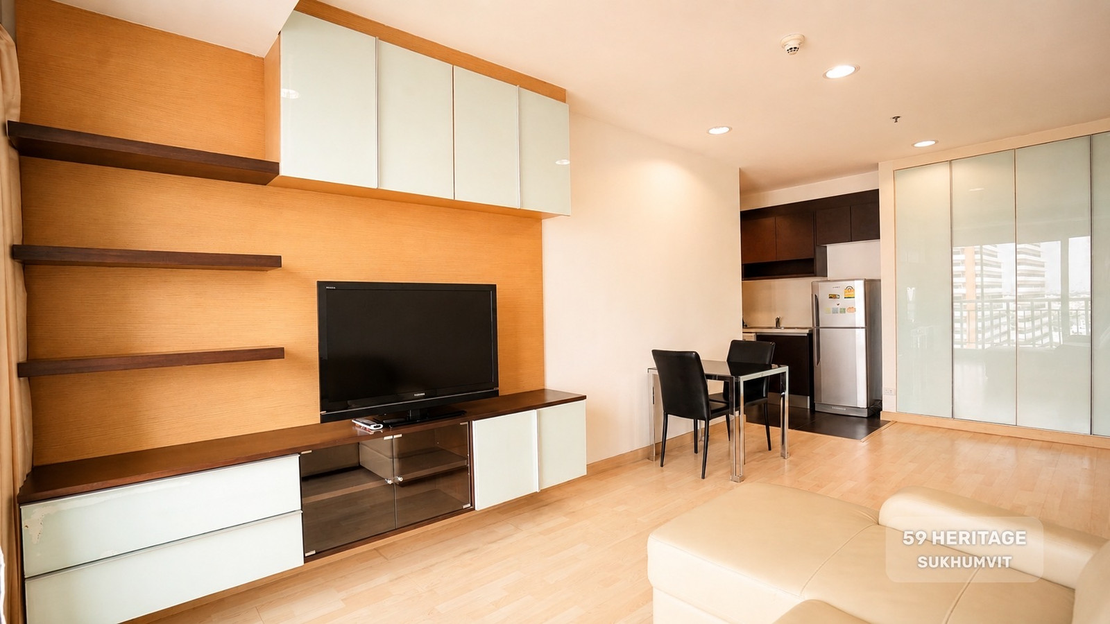 ขายคอนโดสุขุมวิท 59 ใกล้ทองหล่อ–เอกมัย 59 Heritage Sukhumvit (55.72 ตร.ม.) ใกล้ BTS ทองหล่อ ราคาขาย 6.29 ล้าน พร้อมเข้าอยู่ – รูปที่ 3
