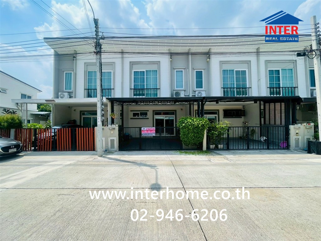 Townhouse, 2 floors, 18.6 sq m, Gusto Village, Phetkasem 69, Soi Phetkasem 69. Road along Khlong Phasi Charoen, southern side Soi Phetkasem 69 Road, Nong Khaem District, Bangkok