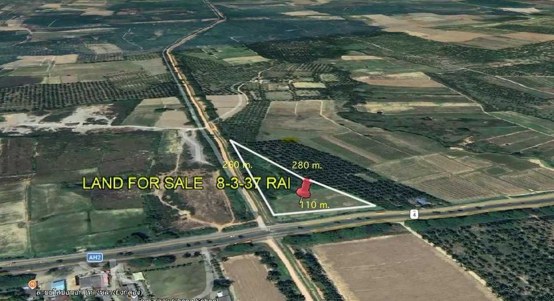 Empty land for sale, area 8-3-37.5 rai, next to Phetkasem Road, up Bangkok. – รูปที่ 2