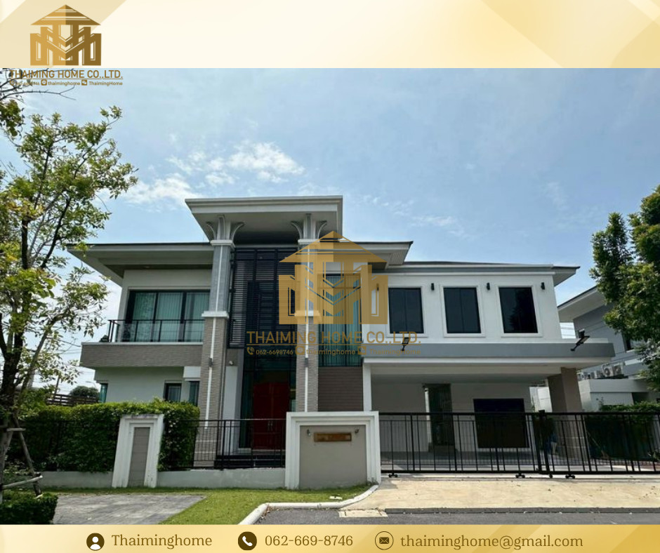 For rent, luxury detached house Ready to move in, Bang Bon District, Bangkok (TH07-2326)