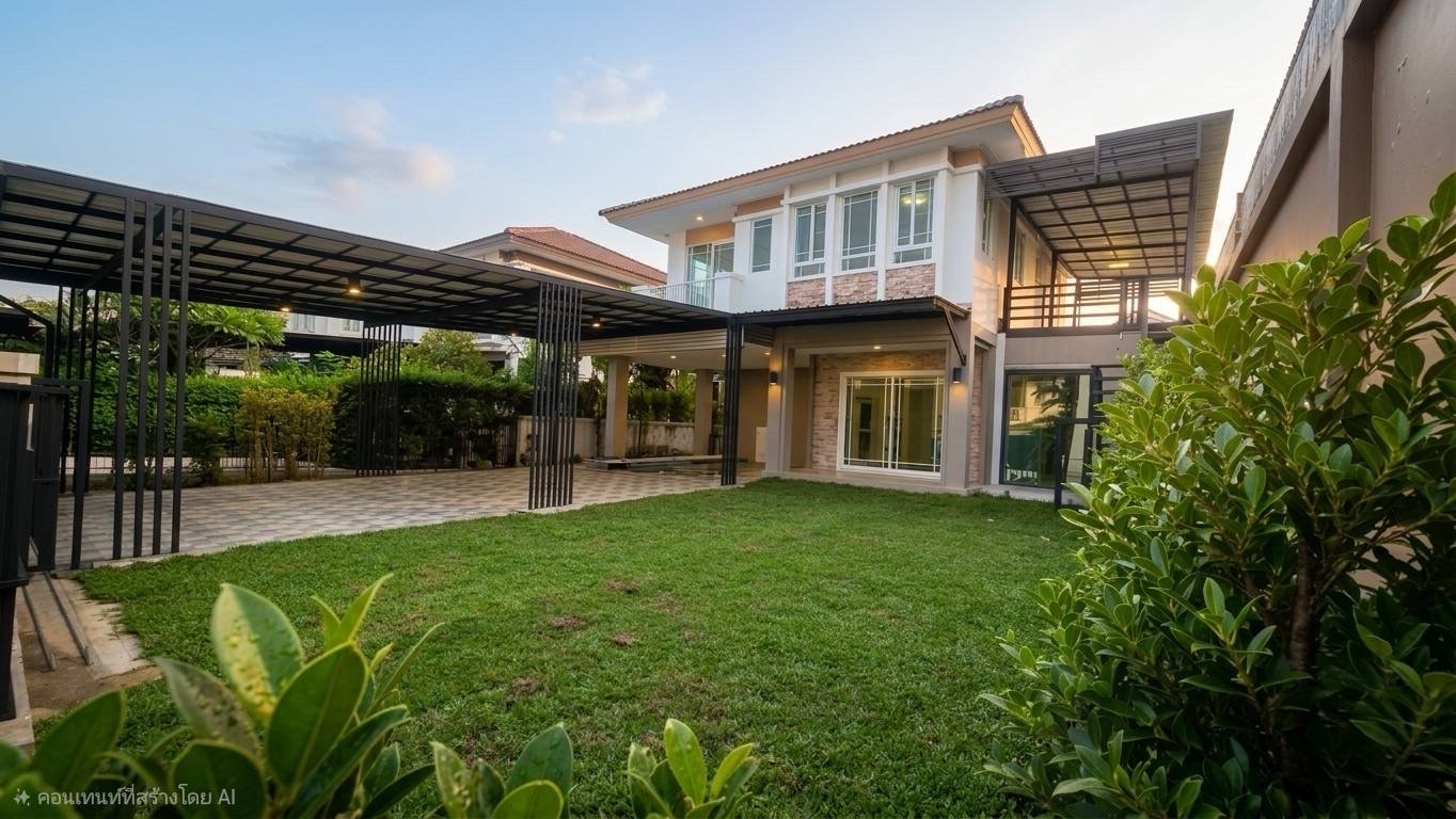 Corner detached house for sale, Mantana Ramintra - Wongwaen (Mantana Ramintra - Wongwaen) Corner detached house for sale, Mantana Ramintra - Wongwaen (Mantana Ramintra - Wongwaen)