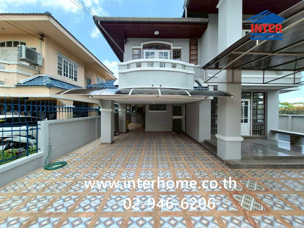 บ้านเดี่ยว 2 ชั้น 69.6 ตร.ว. หมู่บ้านมณีรินทร์ รัตนาธิเบศร์ ใกล้บิ๊กซีท่าอิฐ ใกล้โลตัส นอร์ธ ราชพฤกษ์ ซอยท่าอิฐ-ไทรม้า ถนนรัตนาธิเบศร์ เมืองนนทบุรี นนทบุรี – รูปที่ 3