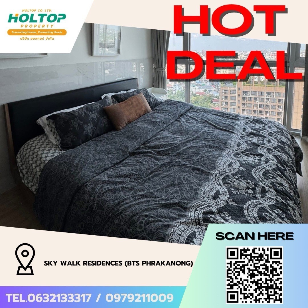 #Z5788💥100669 🔥Condo for rent Sky Walk Residences (BTS Phrakanong) (old code Z3513)