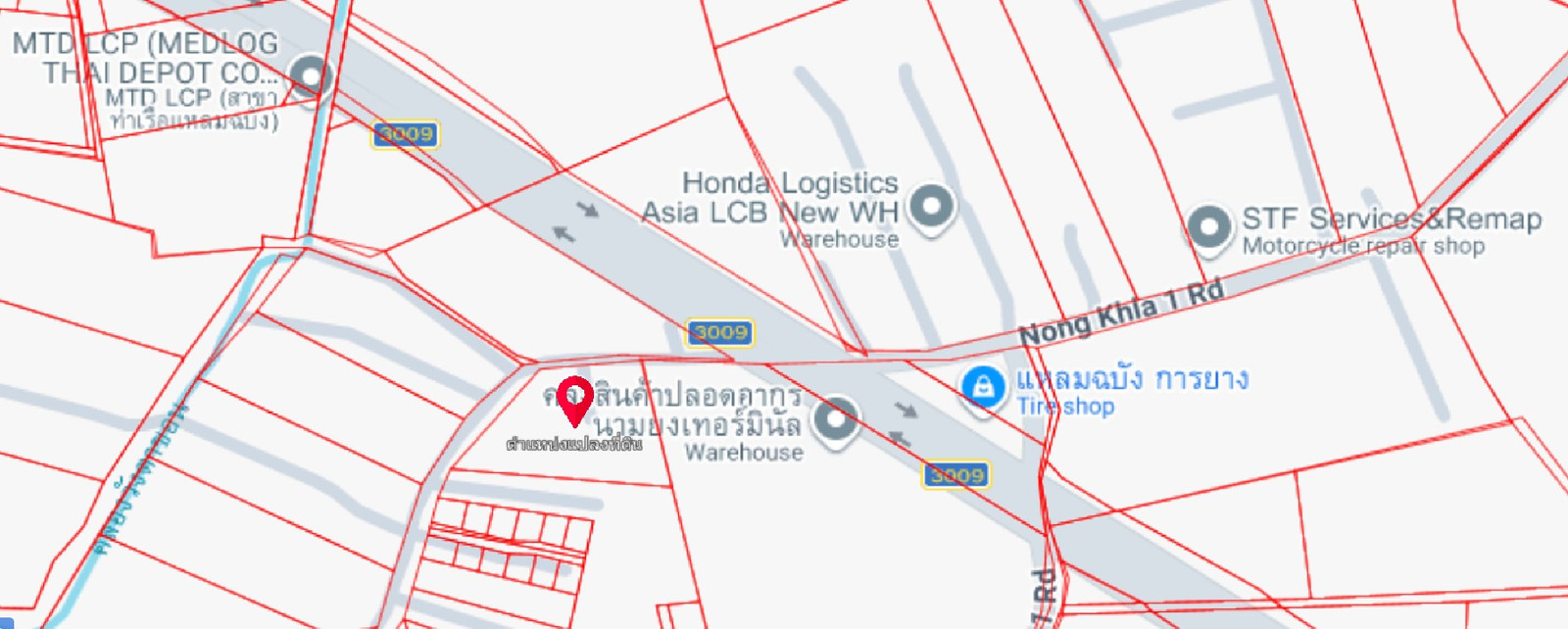 ที่ดินให้เช่า ย่านแหลมฉบัง ติดคลังสินค้าปลอดอากรนามยงเทอร์มินัล – รูปที่ 2