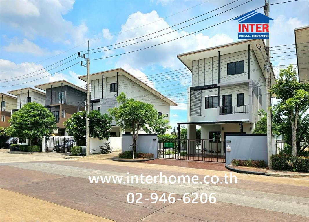 Single house, 2.5 floors, 66.3 sq m, Vista Mini Village, Lam Luk Ka, Khlong 4, near Lat Sawai Market. Road along Khlong 4, Lam Luk Ka Road, Lam Luk Ka, Pathum Thani – รูปที่ 2
